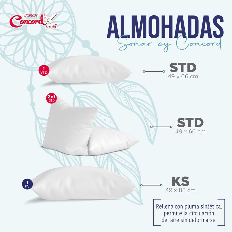 Almohadas concord precio sale