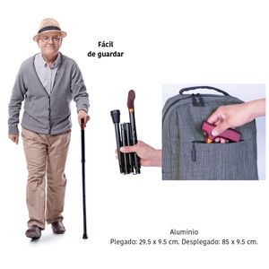 Practi Bastón Pegable