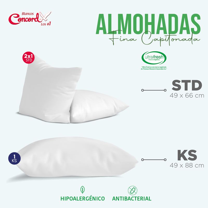 Almohada ultra fresh concord sale