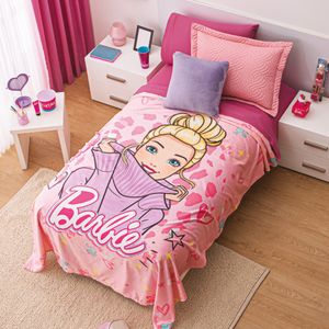 Cobertor Ultrasuave Barbie Fashion