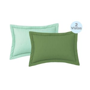 PAR DE FUNDAS DECORATIVAS NEO PISTACHE-OLIVO