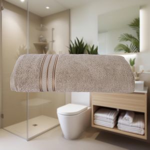 Toalla Baño Completo Premium Gris Light