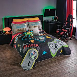 EDREDÓN NEO GAMER CON FUNDAS