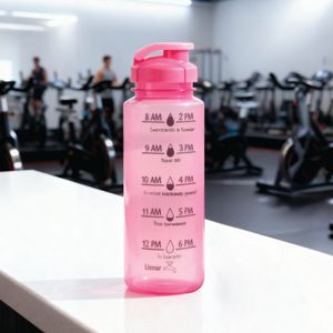 BOTELLA MOTIVACIONAL ROSA